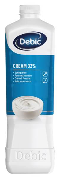 Debic Debic Cream UHT 32% 2l 2 L/CN