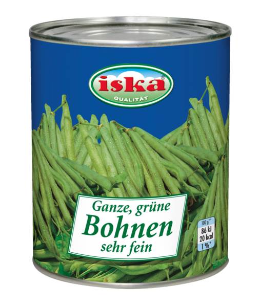 China Bohnen sehr fein, ATG: 440g, 850 ML/DS