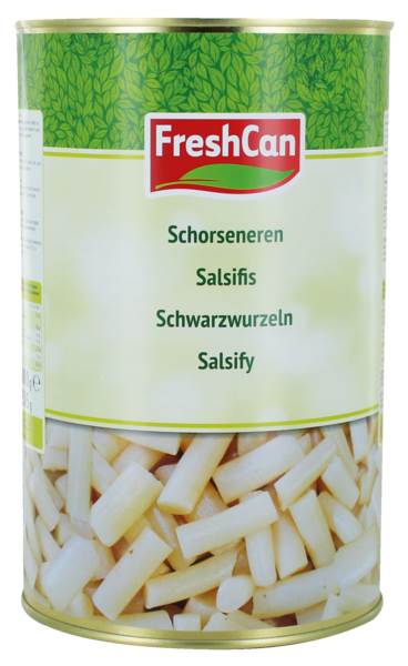 Freshcan Schwarzwurzeln, liegend, 3-6 cm lang, ATG:2505g, 4250ml, 1 DS