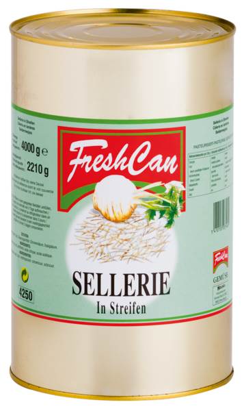 Freshcan Sellerie, in Streifen, naturell, ATG:2200g, 4250ml, 1 DS