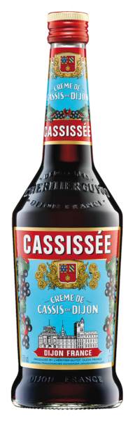 Cassissee, Creme de Cassis de Dijon, schwarzer Johannisbeerlikör, 16% ...