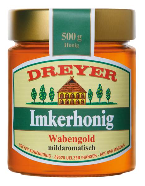Dreyer Imkerhonig, flüssig, 0,5 KG/GL