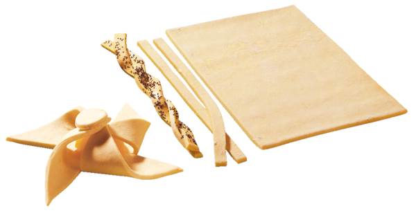 TK Frosta Combi Classe Blätterteigplatten, 10x300 g, 3000 G/PK Plattengröße 30x22 cm, Scheibendicke 2,5 mm