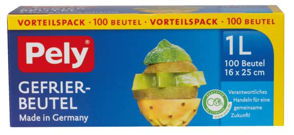 Pely woreczki do zamrażania, 160x240mm, 1-litrowe, 10 sztuk, (8671) 1 RL