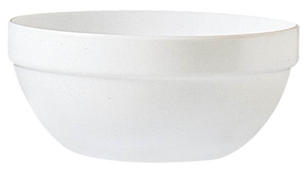 Arcopal Miska na sałatkę 0,9l, biała, średnica 17cm, wysokość 7,7cm 1 ST sztaplowana