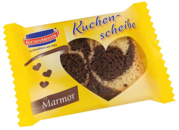 Kuchenmeister Marmor Kuchenscheibe, 1er Portion à 25 g, 90 PO/KT