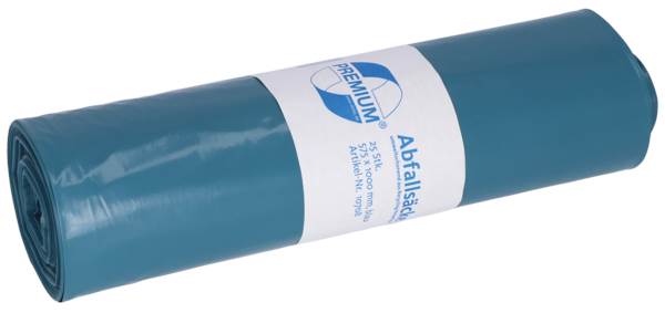 Deiss Müllsäcke, blau, 40my, Typ 60, 70 Liter, 25 Stück, (10708) 1 RO