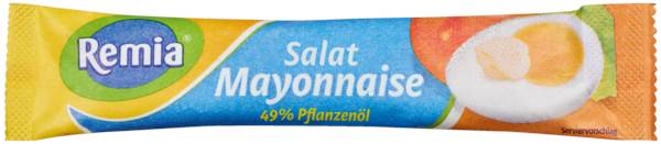 Remia Salatmayonnaise, 50% Fett, Portionen, 19ml, 200 ST/KT