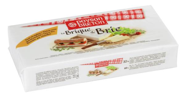 La Brique de Brie, Weichkäse, Kuhmilch, 60% Fett i.Tr., Frankreich, 900 G/ST