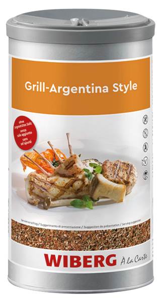 Wiberg Grill-Argentina Style Gewürzmischung, 1200ml, (202111) 550 G/DS