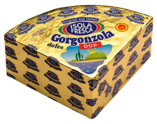 Isola Fresca Gorgonzola Dolce DOP, Weichkäse, Kuhmilch, 48% Fett i.Tr., Italien, ca. 1,5 KG/ST