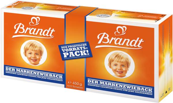 Brandt Brandt delicious rusk 450g 0.45 KG/PK