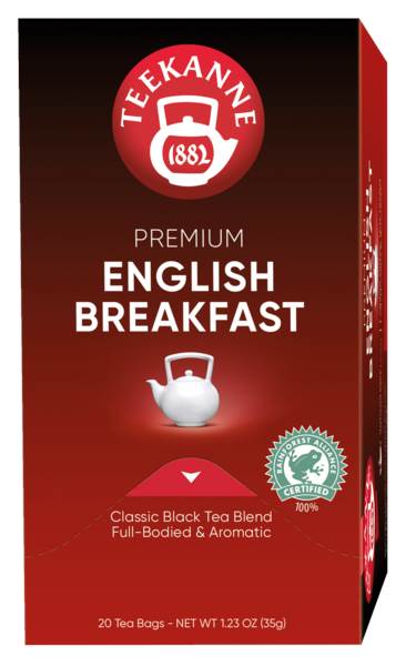 Teekanne Premium Engl. Breakfast, Schwarztee Mischg., kuvertiert, 20 Beutel à 1,75g, (6243) 20 BT/PK