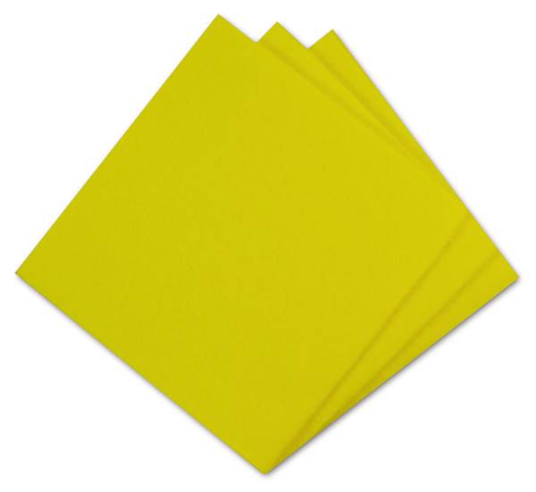 Flinka Vlies-Allzwecktücher, 38x38cm, gelb, ca. 400 Tücher, 10 kg-Karton, (620380/7768) 1 KT