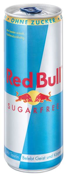 Red Bull Sugarfree DPG 0,25 L/DS