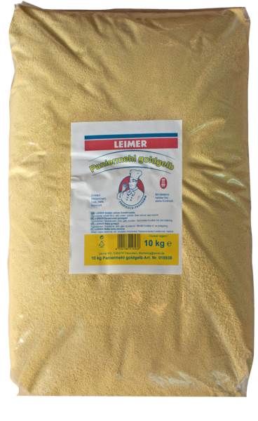 Leimer Paniermehl goldgelb, 10 KG/SA