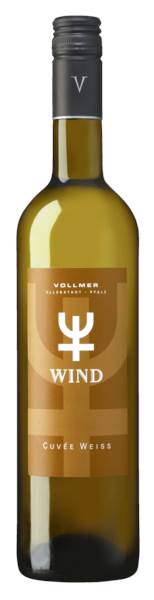Pfalz WIND Cuvée Weißwein, g.U., 0,75 L/FL Weingut Heinrich Vollmer, trocken, klar, kraftvoll und süffig, weiss