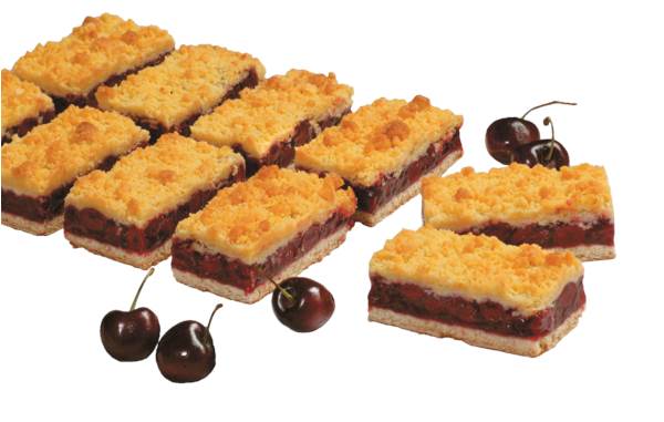 TK Patisserie du Chef Kirsch-Streusel Kuchen, geschnitten in 21 Portionen, 2800 G/ST