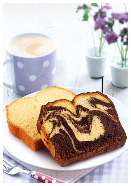 TK Baker&amp;Baker Marmorkuchen, Rührteigkuchen, in Kastenform, zu 25 Stück ...