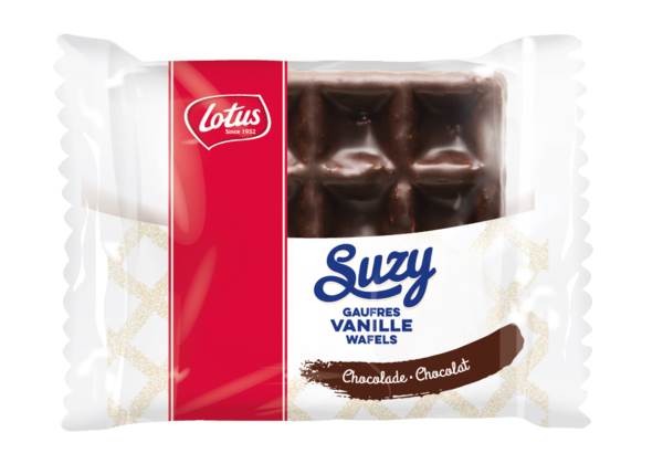 Lotus Suzy Vanille Waffel mit Zartbitterschokolade, 1er Portion à 35 g, 40 PO/KT
