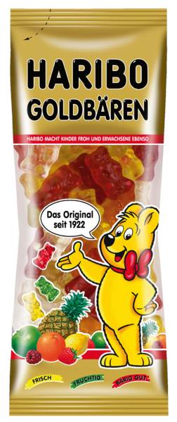 Haribo Goldbären, Gummibärchen, 75 G/BT