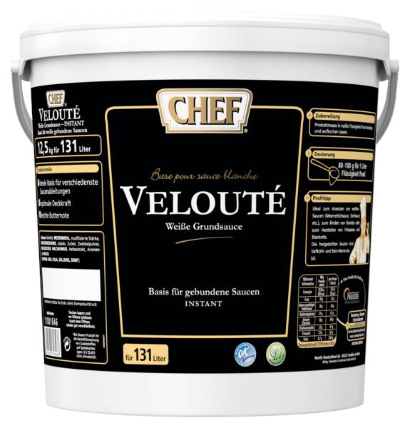 CHEF Velouté, weiße Grundsoße, Instant, (11801646) 12,5 KG/EI