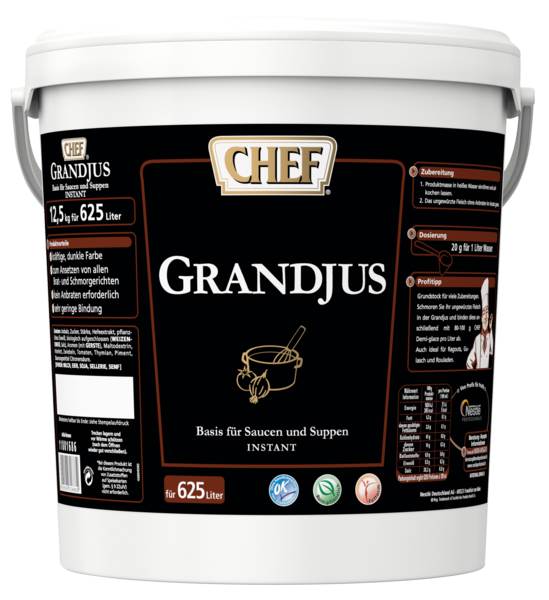 CHEF Grandjus, (11801686) 12,5 KG/EI