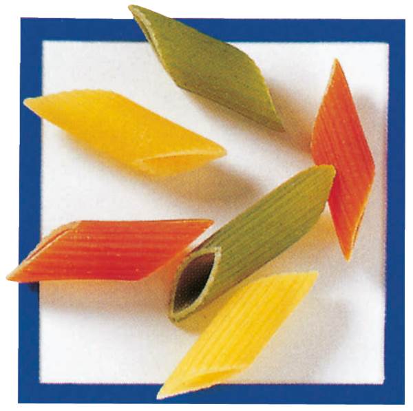 Barilla Mezze Penne tricolore, dreifarbige Röhrchen, Teigware, 5 KG/BT