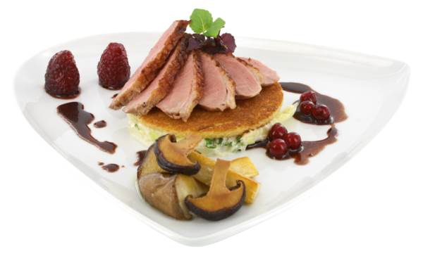 TK Block Menü Entenbrust natur,  Sous-vide gegart,  leicht angebraten, 20 Stück, 3,4 KG/KT