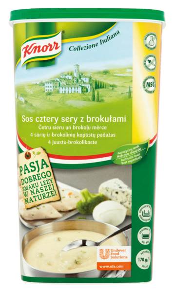 PL Knorr Sos 4 Sery z Brokułami, 0,9 KG/PU
