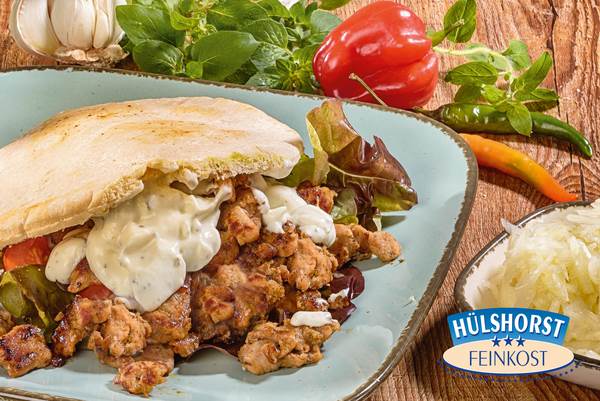 TK Hülshorst Gyros Pfanne, ohne Zwiebeln, gebraten, gewürzt, 2,5 KG/BT