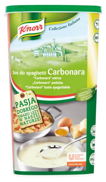 PL Knorr Sos do spaghetti Carbonara, 1 KG/PU