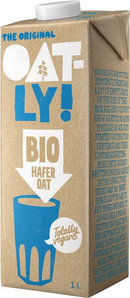 Oatly Bio Haferdrink Natur 1 L/PK ungekühlt haltbar