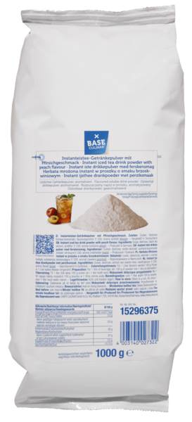 Base Culinar Getränkepulver Eistee Pfirsich, für ca. 11 Liter, 1 KG/BT