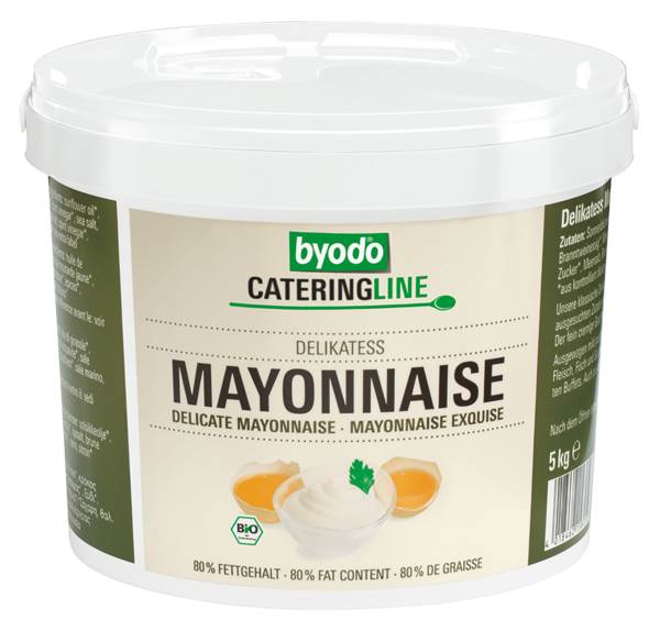 Byodo Bio Mayonnaise, 80% Fett, 5 KG/EI