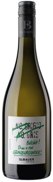 DE Pfalz Bauer Bullshit Grauburgunder, QW, 0,75 L/FL Weingut Emil Bauer, trocken, weiss