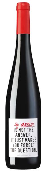DE Pfalz the Answer Merlot, QW, 0,75 L/FL Weinhaus Emil Bauer, trocken, rot