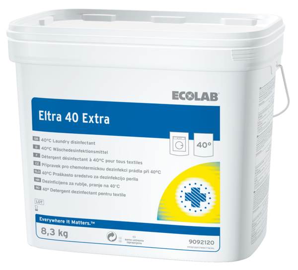 Ecolab Eltra 40 Extra, Desinfektionswaschmittel, (9092120) 8,3 KG/TR