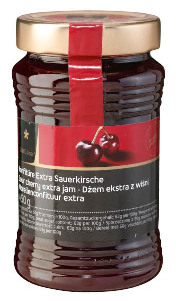 Star Culinar Konfitüre Extra Sauerkirsch, 450 G/GL