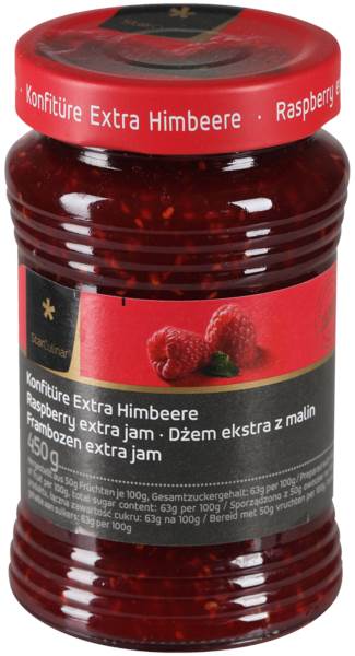 Star Culinar Konfitüre Extra Himbeer, 450 G/GL