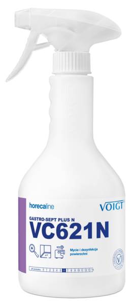 Voigt H621 Mycie i dezynfekcja powierzchni, 0,6 L/BU , preparat gotowy do użycia