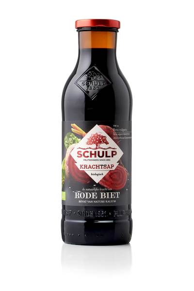 Schulp rode bietensap puur, biologisch 750 ML/FL