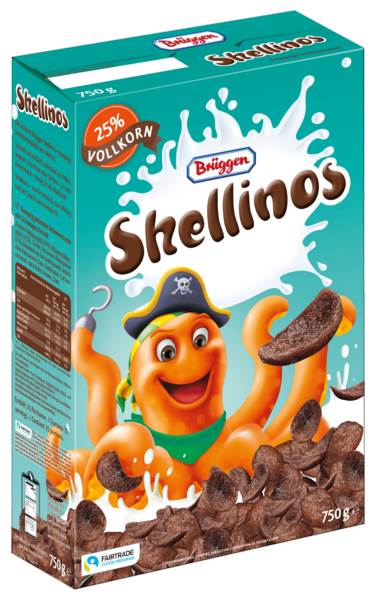 Brüggen Shellinos Schoko Muscheln, 0,75 KG/PK