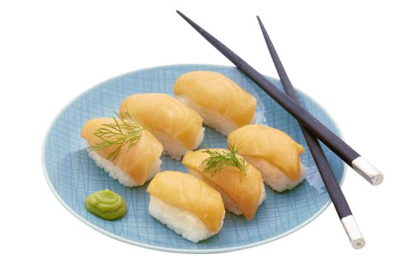 TK Nigiri Sushi Lachs, 2x15 Stück á 30g, 900 G/KT Sushi-Reisbällchen ...
