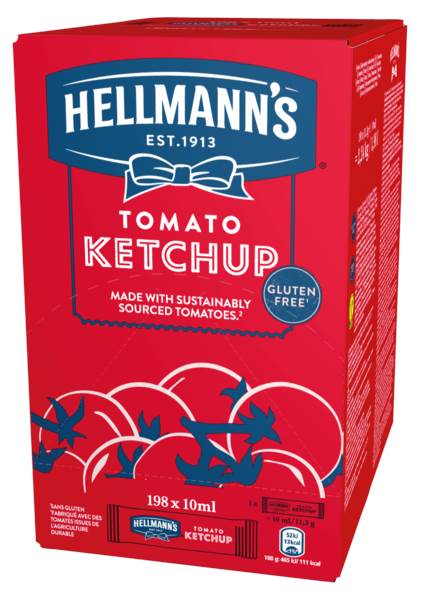 Hellmann's Ketchup w saszetkach 198 ST/KT