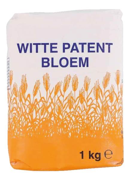 De Rooij witte patentbloem 1 KG/ZK