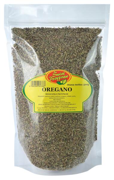 Świat Przypraw Oregano suszone 1,5% 0,5 KG/PA