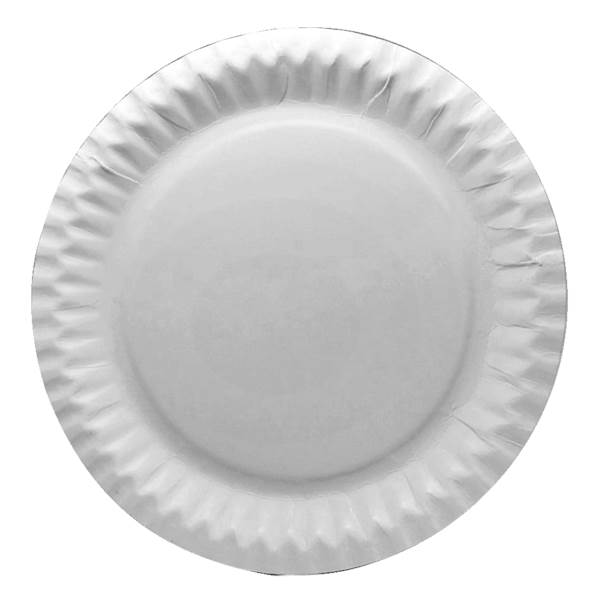 Hermsen He.Paper Plate 23cm         100pcs (04350024) 1 PK