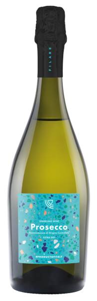 Filare Prosecco DOC Extra Dry, wino białe, półwytrawne, musujące, 0,75 L/BU  , Włochy, Friuli-Wenecja Julijska, szczep: glera