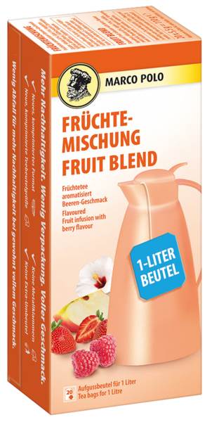Marco Polo Marco Polo tea fruitmix 1lit. 20pc 20 BG/PK
